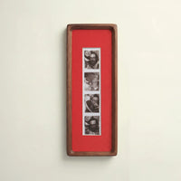 L’Instant — Cadre Photomaton en Noyer Rouge